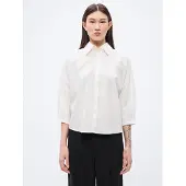 Hugo Boss Hemdbluse "Belenta Premium Damenmode" aus Baumwoll-Popeline, mit Kimonoärmeln