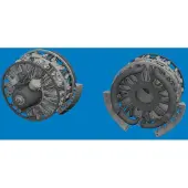 Eduard B-26B/C engines PRINT for ICM
