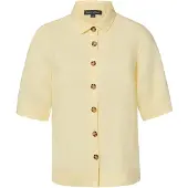 Franco Callegari Leinenbluse in vanille - 0092 | Gr.: 44