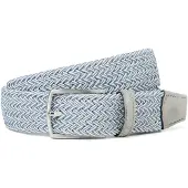 Nils Sundström Gürtel in grau weiß - 0004 | Gr.: 115 cm