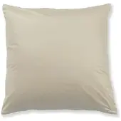 Doris Meyer Uni Interlock Jersey Bettwäsche Kissenbezug einzeln 80x80 cm | beige - beige