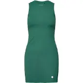 Björn Borg Tenniskleid Damen Ace Gerippt Posy Green-XS