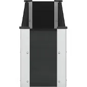 vidaXL Hochbeet Schwarz 150 x 30 x 36 cm WPC und Aluminium