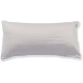 Doris Meyer Uni Interlock Jersey Bettwäsche Kissenbezug einzeln 40x60 cm | platin - grau