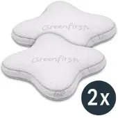 Sleezzz 2 x Premium Gelschaum Kontur- und Bauchschläfer Kissen