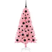 vidaXL Weihnachtsbaum Rosa 150 cm PVC