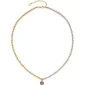 Leonardo Jewels Halskette 45 gold Elaine, Kette, Schmuck, Edelstahl, Achat, 025219