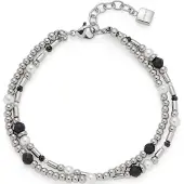 Leonardo Jewels Armband Sabine, Armschmuck, Schmuck, Edelstahl, Glas, Imitationsperle, 024936