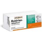 Ratiopharm Baldrian-überzogene Tabletten 60 St Überzogene