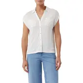 Comma T-shirts White Größe: 42 | Ausgestellte Hosen Outlet | Damen | Weiß