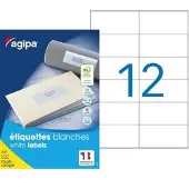 Agipa Universal-Etiketten, 105 x 48 mm, weiá, rechteckig