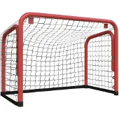 vidaXL Hockeytor mit Netz Rot & Schwarz 68x32x47 cm Stahl & Polyester