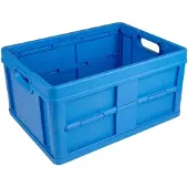 Sunware faltbare Aufbewahrungsbox 32L blau - geschlossene Kunststoffbox