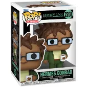 Funko POP! FK90427 - Futurama Pop! Animation Vinyl Figur Hermes w/Mug 9 cm - Neu