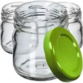 Kadax 10x Glasgefäß 40ml für Honiggewürze Geschenk + Verschlüsse