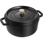 Staub Bräter/Cocotte 26 cm, 5,2 l schwarz