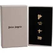 Palm Angels Set von 4 Ringen mit Logo-Buchstaben PMOC015E23MAT0017676