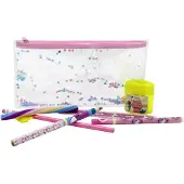 Snoopy Schrein Set mit Federmäppchen Lineal Radiergummi und Stift