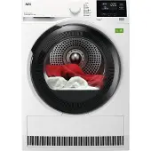 AEG TR8HGBG8B, Freistehend, Frontlader, Wärmepumpe, Weiß, Schwarz, 118 l