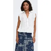 ONLY Onlhenny S/L Frill Button Top Noos Wvn
