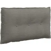 vidaXL Rückenkissen Hellgrau 80 x 50 cm Cordstoff