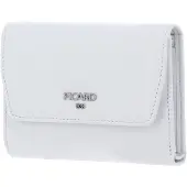 PICARD Leder Geldbörse Bingo Flap Wallet White Lily weiß