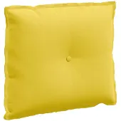 vidaXL Rückenkissen Helles Gelb 60 x 19 x 50 cm Stoff