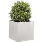 vidaXL Möbel Pflanzgefäß 40x40x40 cm Edelstahl - Beete 860665