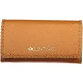 Valentino Damen-Geldbörse Braun mit Druckknopfverschluss und Logo