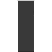 vidaXL Verdunkelungsrollo Schwarz 80x230 cm Stoffbreite 75,7 cm