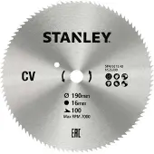 Stanley STA10215-XJ Kreissägeblatt 19 cm 1 Stück(e)