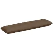 vidaXL Rückenkissen Braun 180 x 19 x 50 cm Stoff