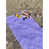Swim Essentials Badetuch, Lila Leopard