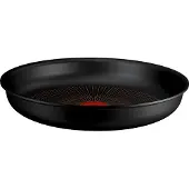 Tefal Bratpfanne "Ingenio Excellence Fusion" Aluminium 1 tlg. abnehmbarer Ingenio-Griff, Thermo-Signal, stapelbar, Induktion