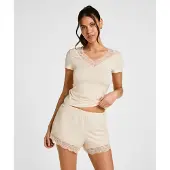 Hunkemoller Pyjama Set Nana Weiß