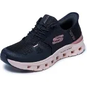 SKECHERS Slip-ins Glide Step Pro Damen Schlupfsneaker schwarz rose Mesh - Größe: 40
