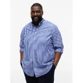 Tommy Hilfiger Big & Tall Langarmhemd "BT-FLEX POPLIN SEASONALSTRIPE" Große Größen