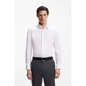 BOSS Businesshemd Kent-Kragen, Regular Fit, bügelleichte Baumwollqualität