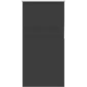 vidaXL Verdunkelungsrollo Schwarz 80x175 cm Stoffbreite 75,7 cm