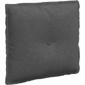 vidaXL Rücken Kissen Dunkelgrau 50 x 45 cm Cordstoff