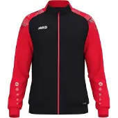Jako Polyesterjacke Sonic - schwarz/rot, Größe:116