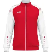 Jako Polyesterjacke Sonic - rot/weiß, Größe:3XL