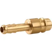 TECWERK Einstecktlle Messing blank Stecker DN 7,2 LW 13