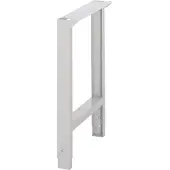 TECWERK Werkbankfuß BK 650 verstellb.H750-1100xB70/120mm lichtgrau