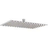vidaXL Regenbrause Edelstahl 304 30x20 cm Rechteckig
