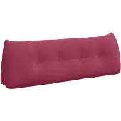 vidaXL Rückenkissen Weinrot 140 x 24 x 50 cm Samt 42014521