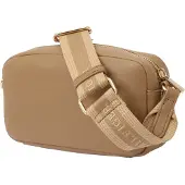 Tommy Hilfiger Damen Crossbody Bag Tasche Essential mit verstellbarem Tragegurt, Beige (Safari Canvas), Einheitsgröße