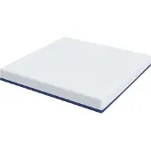 vidaXL Matratze Weiß und Blau 180 x 200 cm Jacquard-Stoff