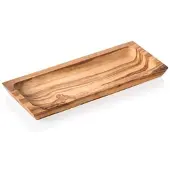 WAS Germany Servierbrett PURE OLIVE, 28 x 12 cm, Olivenholz