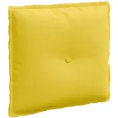 vidaXL Rückenkissen Helles Gelb 50 x 19 x 45 cm Stoff